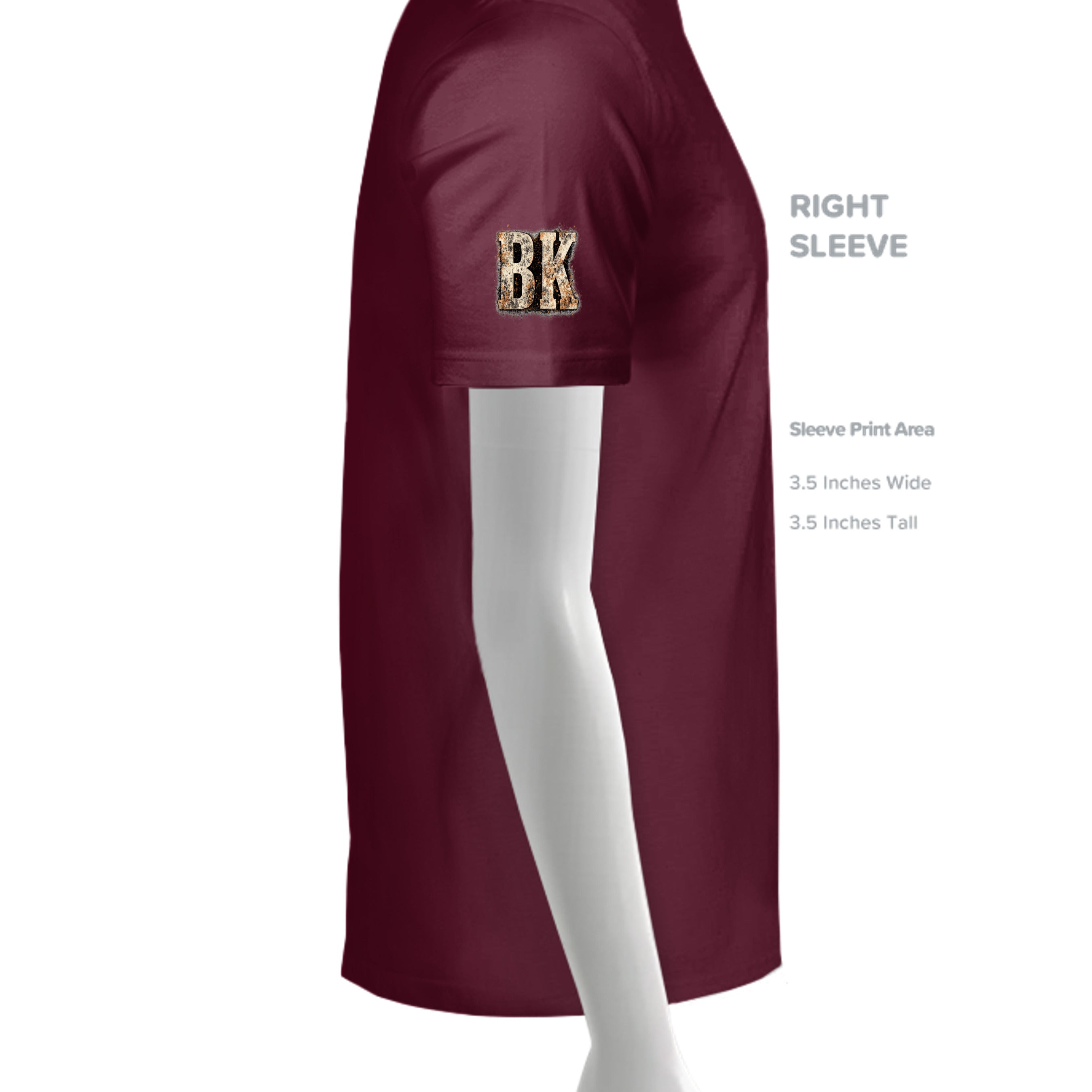 MAROON - G500 - SLEEVE_RIGHT